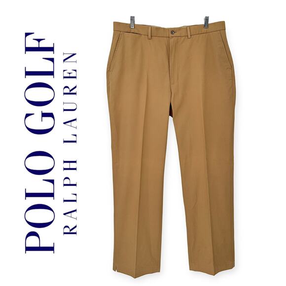 Polo Golf Ralph Lauren38W x 34LCashmere Cotton Blend Tan Trousers Pants